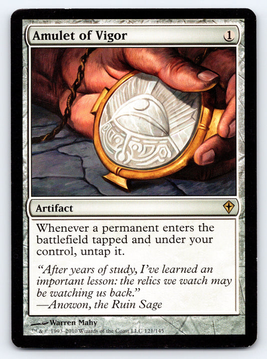 Worldwake #121 Amulet of Vigor